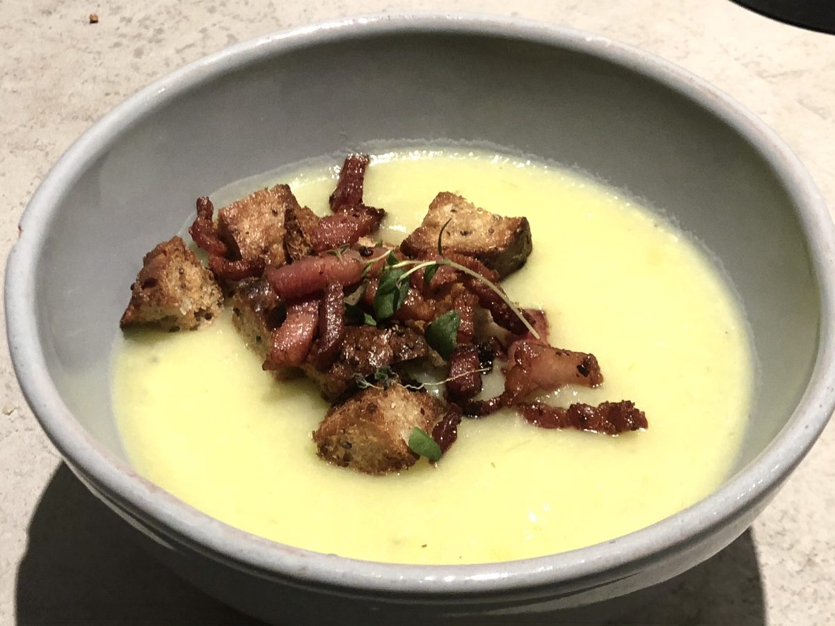 Kartoffel/Porre Suppe