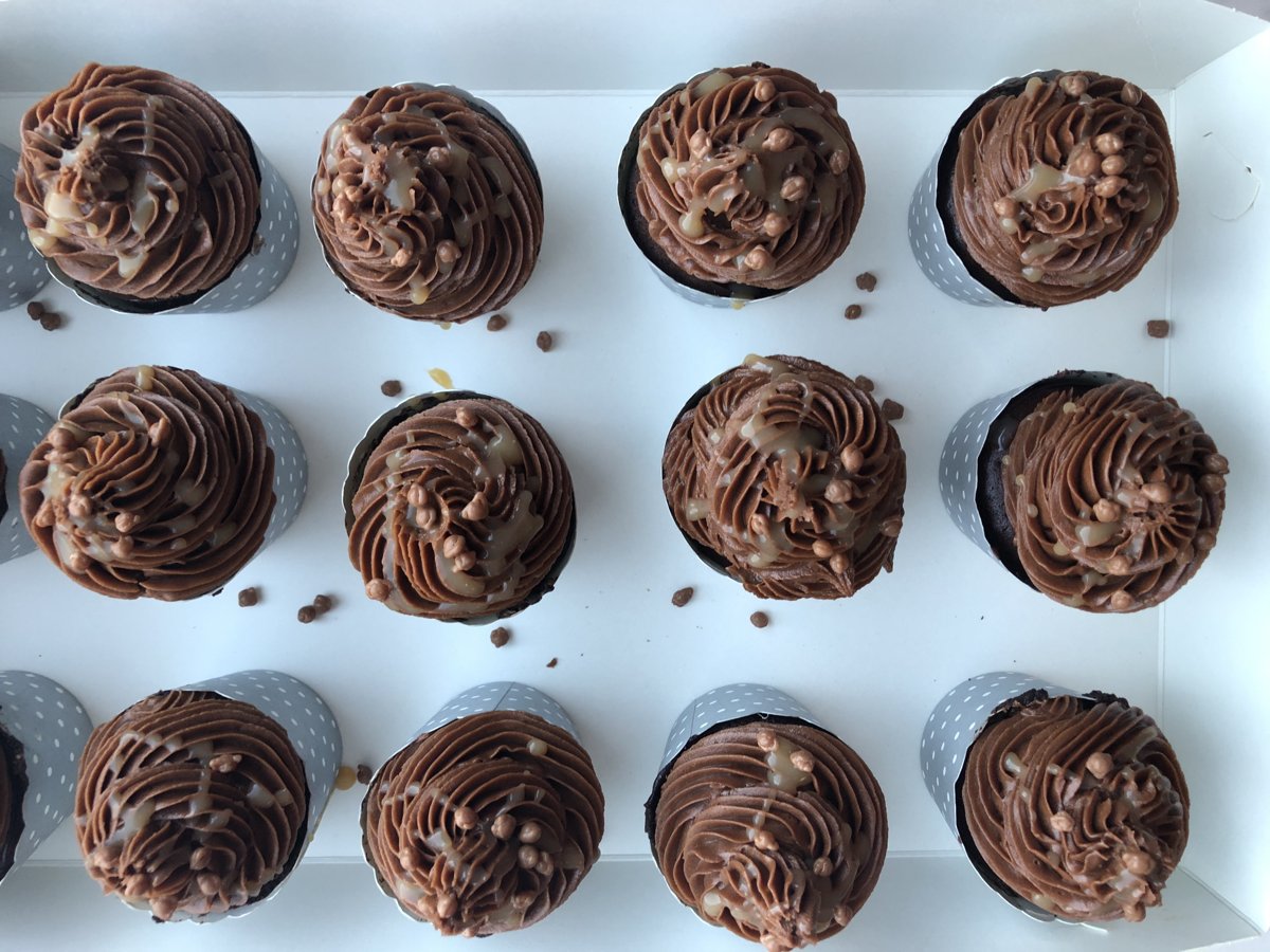 Saltkaramel cupcakes