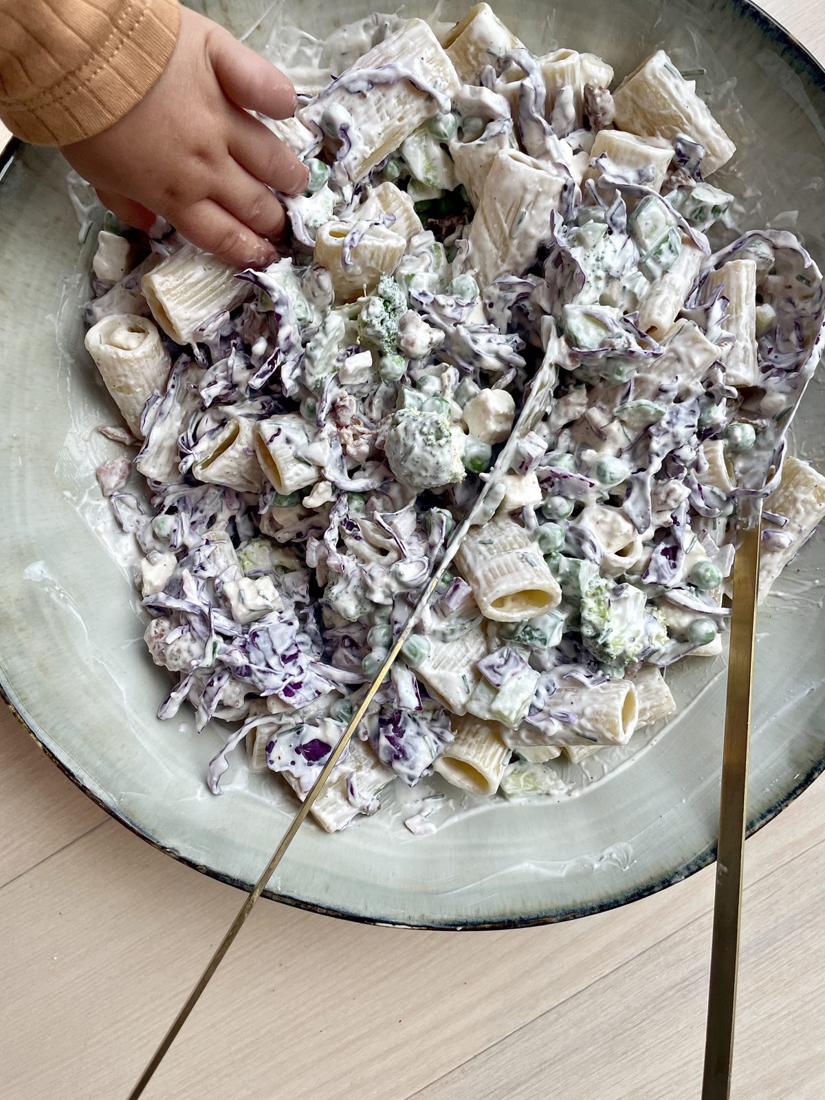 Pasta Salat Med Ranch Dressing