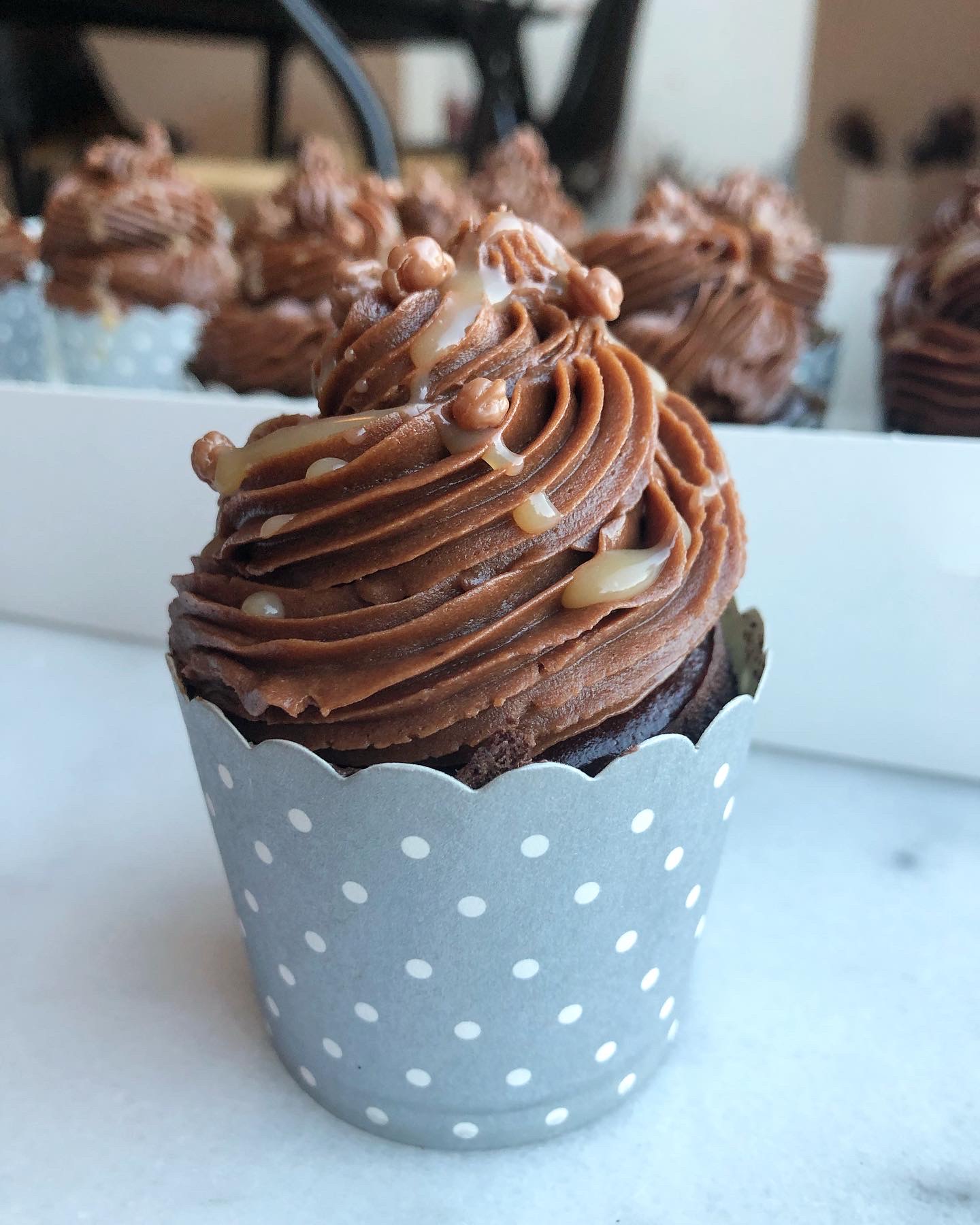 Saltkaramel cupcakes