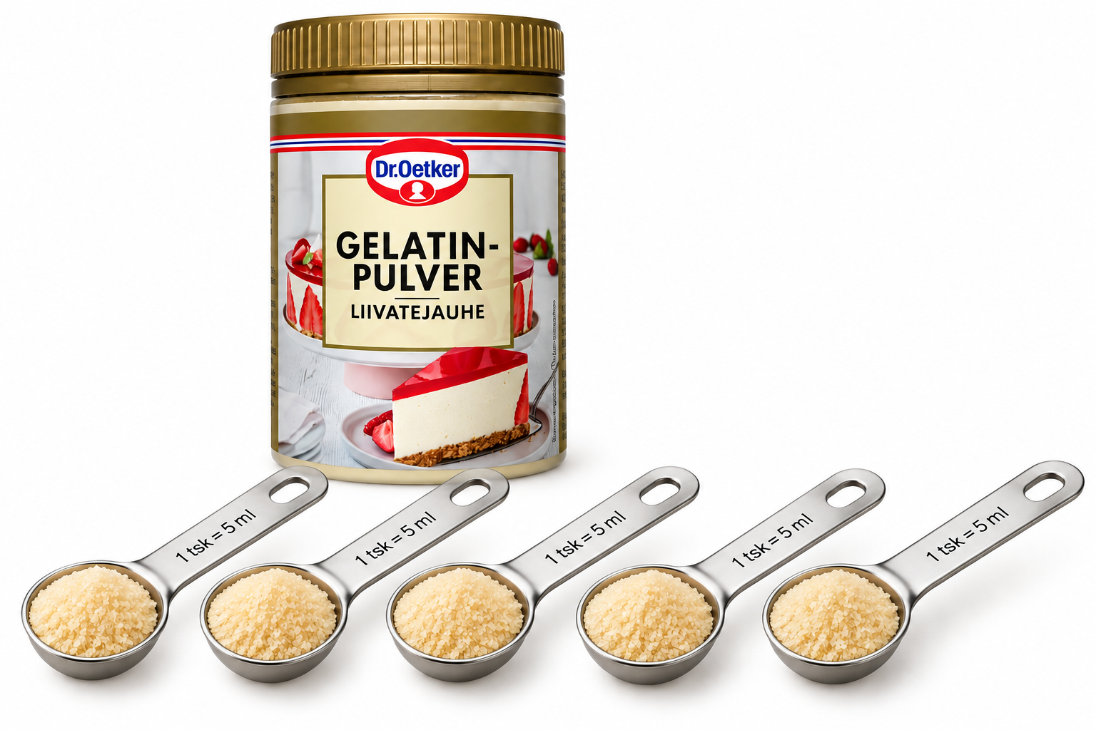 gelatinepulver (ca. 4 spsk)
